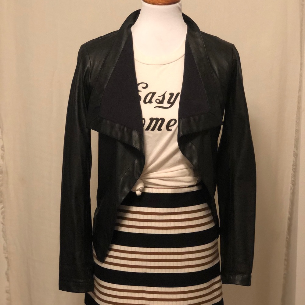 BB Dakota peppin vegan leather jacket (size xs)